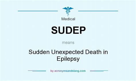 sudep stand for|the acronym sudep stands for.